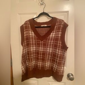 Plus Size Sweater Vest